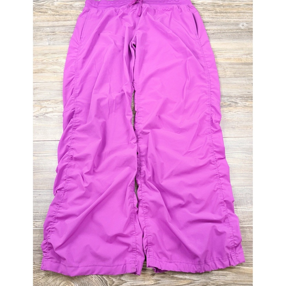 Under Armour UA Storm Icon Pants  XL Semi-Fitted Purple Ruched Stretch DEFECT